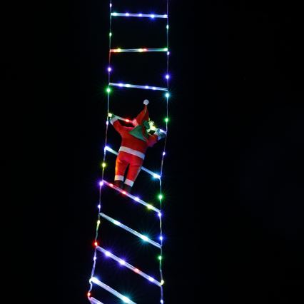 Aigostar - LED vonkajšia vianočná dekorácia 154xLED/8 funkcií 1,6m IP44 viacfarebná