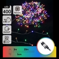 Aigostar - LED RGBY Vonkajšia vianočná reťaz 400xLED/8 funkcií 20 m IP44