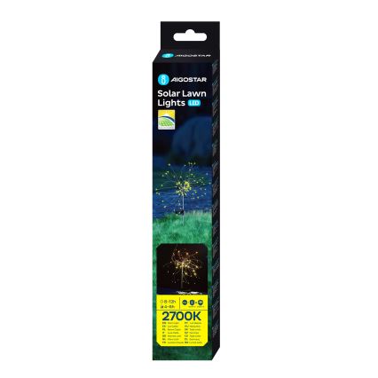 Aigostar - LED Solárna dekoračná lampa LED/0,03W/1,2V 88,5cm 300 mAh 2700K IP44