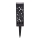 Aigostar - LED Solárna lampa LED/0,006W/1,2V 28,5cm čierna 100 mAh 6500K  IP44