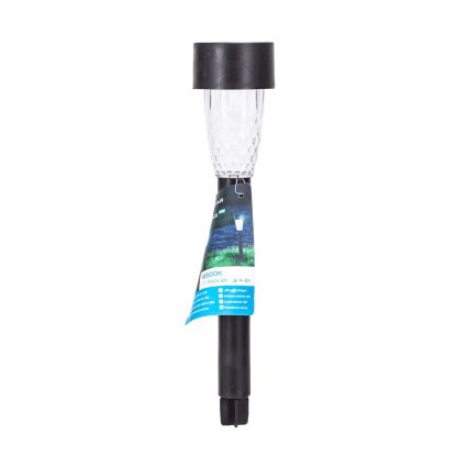 Aigostar - LED Solárna lampa LED/0,006W/1,2V 40 mAh 29,7 cm čierna 6500K IP44