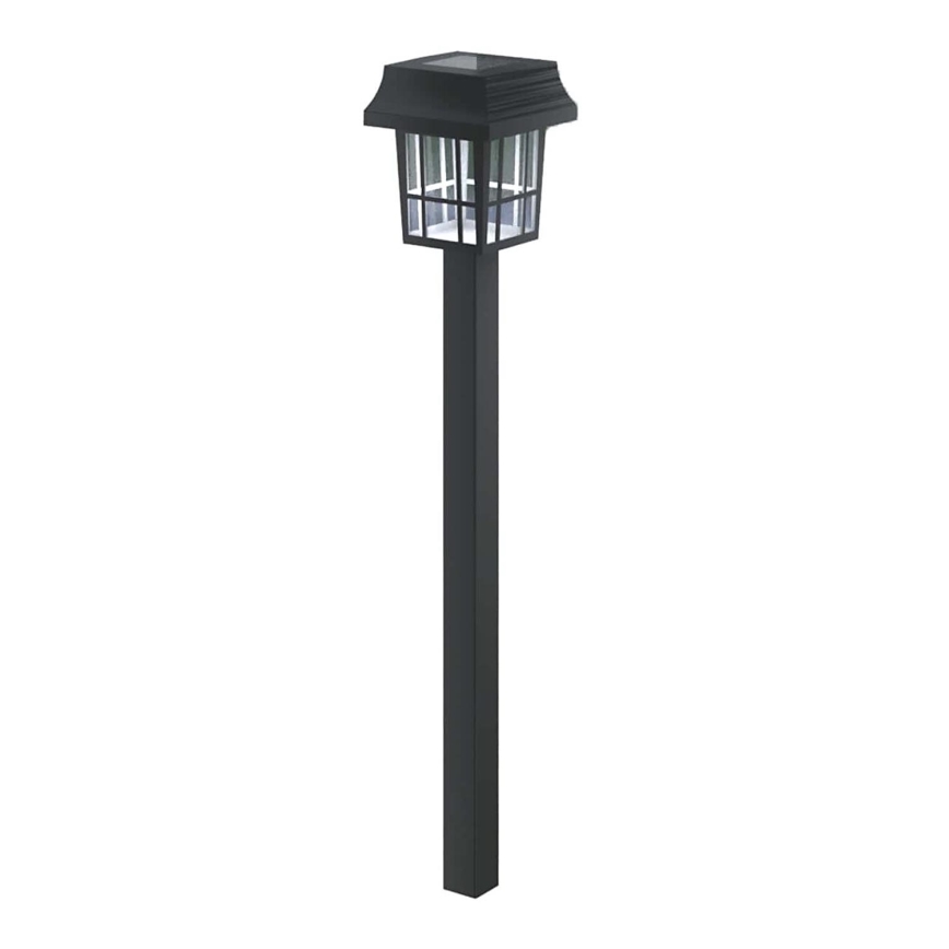 Aigostar - LED Solárna lampa LED/0,006W/1,2V 32 cm 40 mAh čierna 6500K IP44