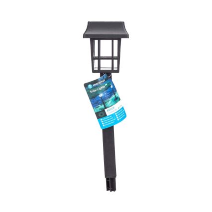 Aigostar - LED Solárna lampa LED/0,006W/1,2V 32 cm 40 mAh čierna 6500K IP44