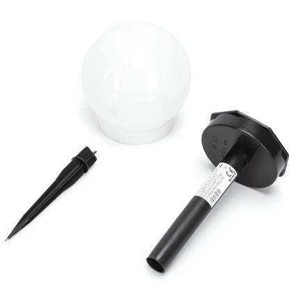Aigostar - LED Solárna lampa LED/0,006W/1,2V 33cm 40 mAh čierna 6500K IP44