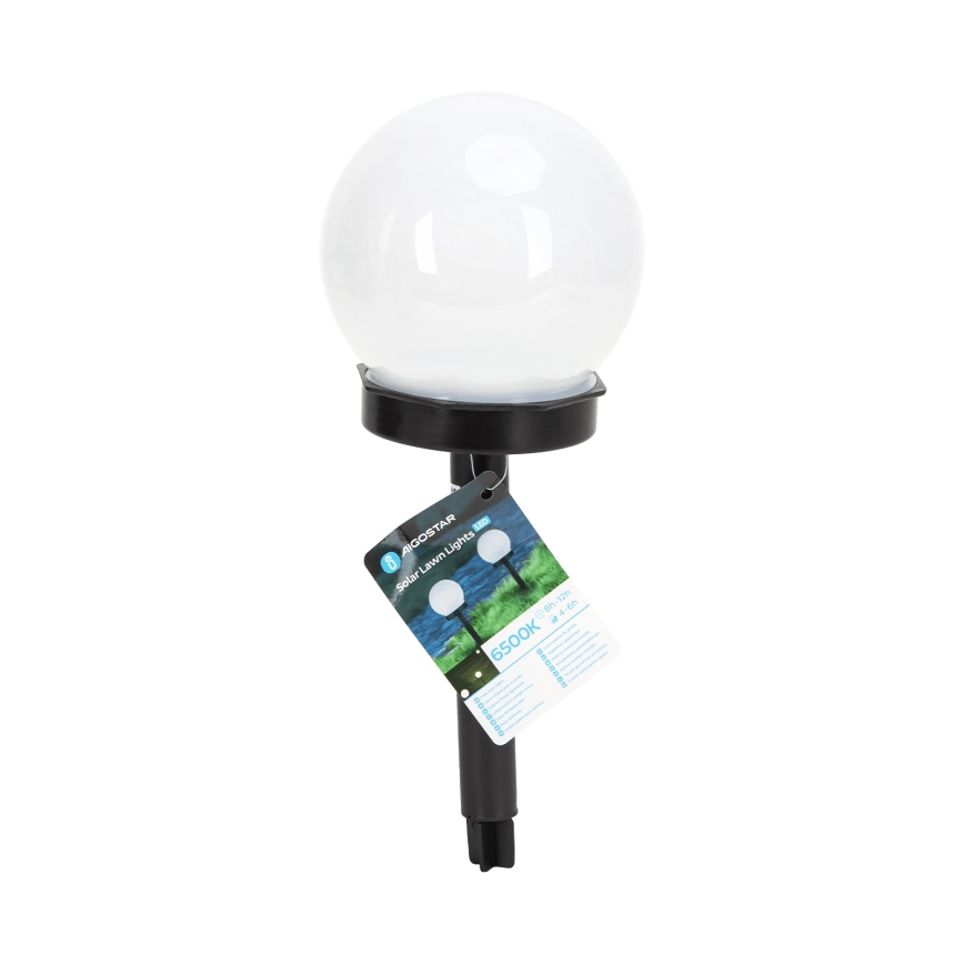 Aigostar - LED Solárna lampa LED/0,006W/1,2V 33cm 40 mAh čierna 6500K IP44