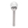 Aigostar - LED Solárna lampa LED/0,006W/1,2V 37,8cm matný chróm 6500K IP44