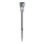 Aigostar - LED Solárna lampa LED/0,006W/1,2V 40 mAh 29,7 cm matný chróm 6500K IP44