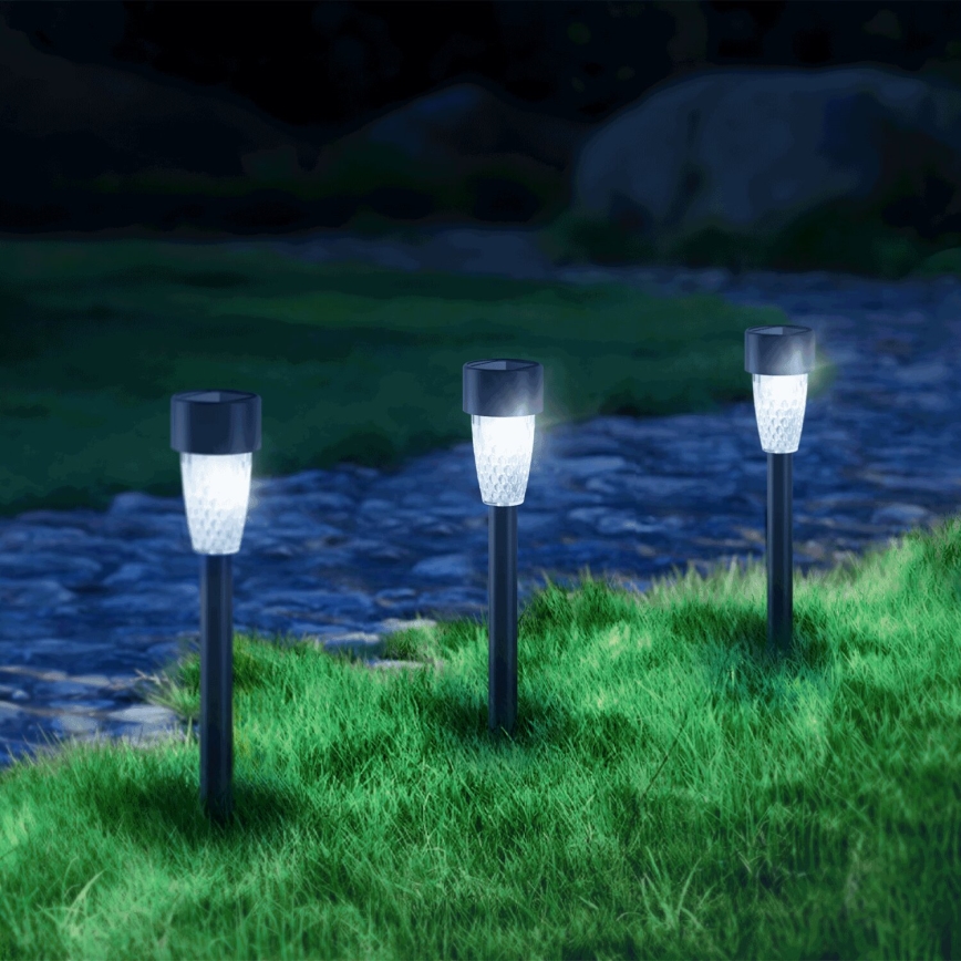 Aigostar - LED Solárna lampa LED/0,006W/1,2V 40 mAh 6500K IP44 29,7 cm
