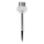 Aigostar - LED Solárna lampa LED/0,012W/1,2V 100 mAh 6500K IP44 38,4 cm