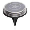 Aigostar - LED Solárna lampa LED/0,6W/5,5V 24,5 cm 500 mAh 3200K IP66 čierna