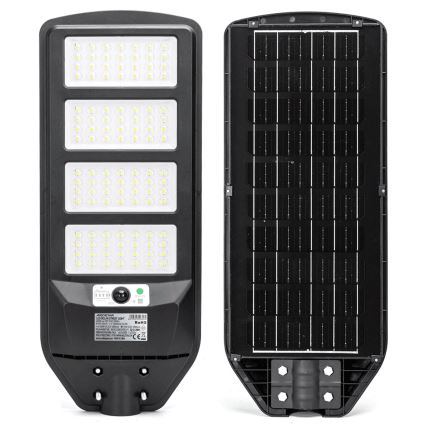 Aigostar - LED Solárna pouličná lampa so senzorom LED/200W/3,2V 12000mAh IP65 6500K + diaľkové ovládanie