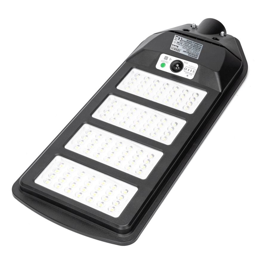 Aigostar - LED Solárna pouličná lampa so senzorom LED/200W/3,2V 12000mAh IP65 6500K + diaľkové ovládanie