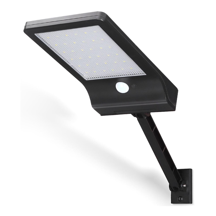 Aigostar - LED Solárna pouličná lampa so senzorom LED/3W/3,7V1800 mAh IP44 3000/4000/5000K + diaľkové ovládanie