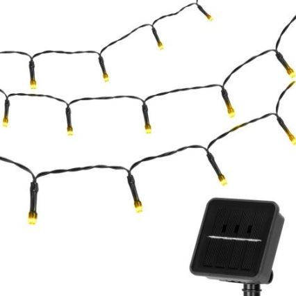 Aigostar - LED Solárna reťaz 100xLED/12m 300 mAh IP65 teplá biela
