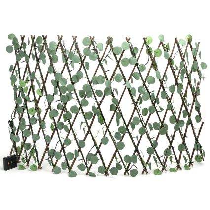 Aigostar - LED Solárna reťaz 102xLED/2x0,7m IP65 300 mAh teplá biela eukalyptus