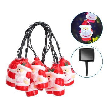 Aigostar - LED solárna reťaz 10xLED/3,8 m IP44 studená biela 400 mAh