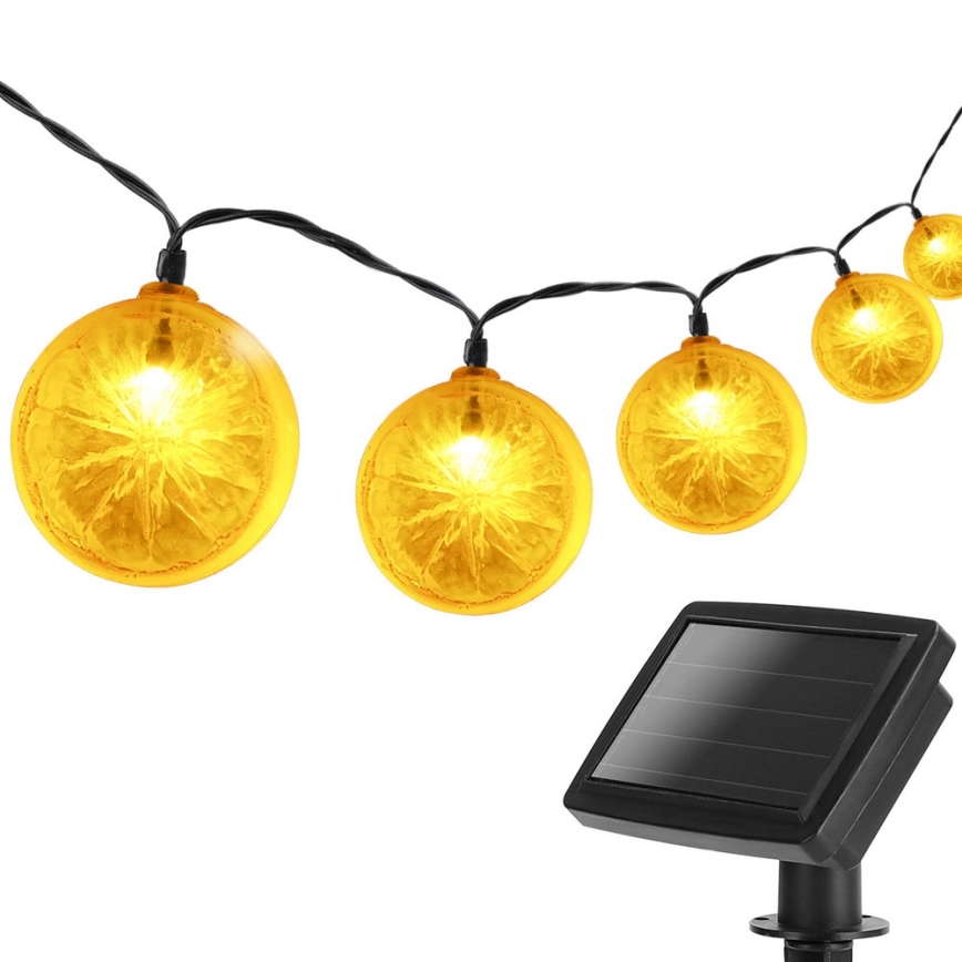 Aigostar - LED Solárna reťaz 10xLED/3,8m IP44 600 mAh teplá biela