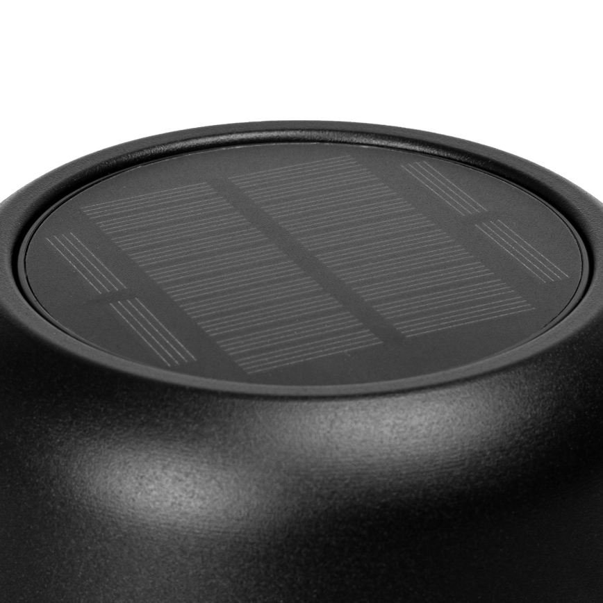 Aigostar - LED Solárna stmievateľná nabíjacia stolná lampa LED/3W/5V 2200mAh čierna IP54