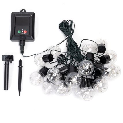 Aigostar - LED Solárna vianočná reťaz 20xLED/8 funkcií 11,5m IP65 multicolor
