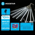 Aigostar - LED Solárna vianočná reťaz 384xLED/13m IP65 1200 mAh studená biela