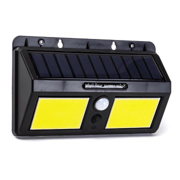Aigostar - LED Solárne nástenné svietidlo so senzorom LED/20W/5,5V 2400 mAh 6500K IP65