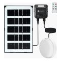Aigostar - LED Solárne stropné svietidlo so senzorom LED/35W/3,7V 3000 mAh IP65 + diaľkové ovládanie