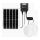 Aigostar - LED Solárne svietidlo 2xLED/70W/12V 12000 mAh 6500K pr. 20,5 cm + diaľkové ovládanie