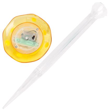 Aigostar - LED Solárne svietidlo LED/0,006W/1,2V 100 mAh 2700K IP44 žltá