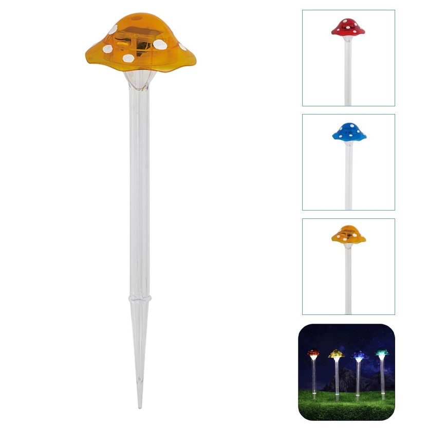 Aigostar - LED Solárne svietidlo LED/0,006W/1,2V 100 mAh 2700K IP44 žltá