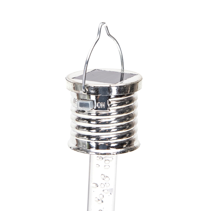 Aigostar - LED Solárne svietidlo LED/0,006W/1,2V chróm 40 mAh 6500K IP44
