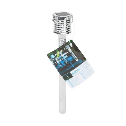 Aigostar - LED Solárne svietidlo LED/0,006W/1,2V chróm 40 mAh 6500K IP44