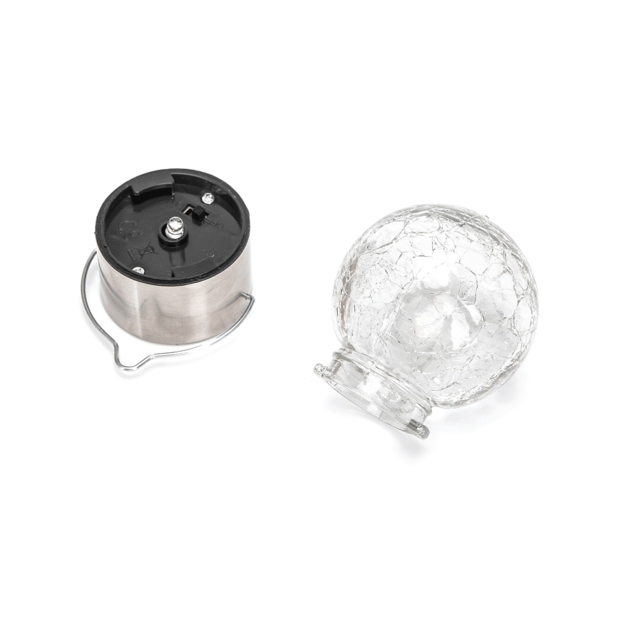 Aigostar - LED Solárne svietidlo LED/0,006W/1,2V pr. 6 cm 100 mAh 6500K IP44
