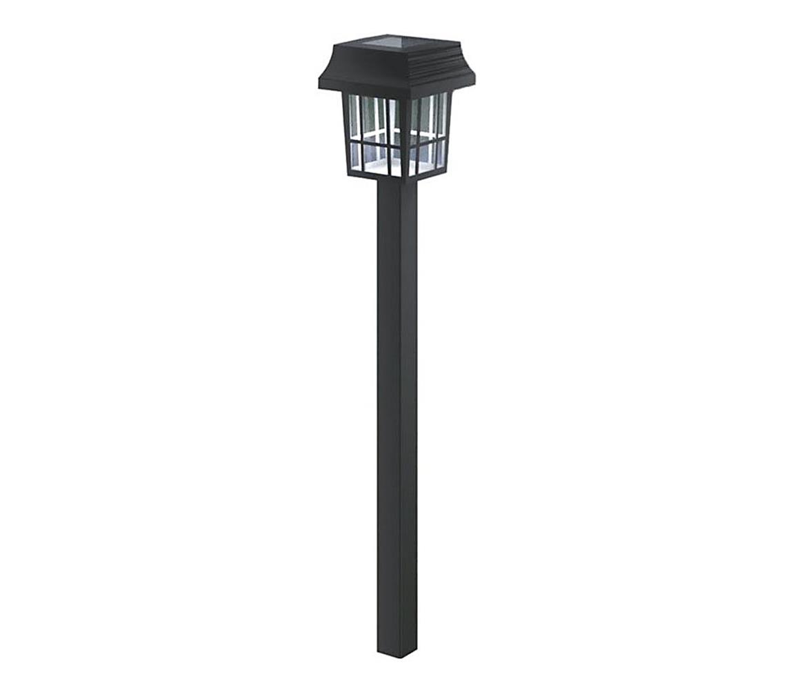 B.V.  - LED solárne svietidlo LED/2V 6500K IP44 40 mAh čierna B10201AEGI