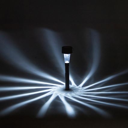 Aigostar - LED solárne svietidlo LED/2V IP44 40 mAh čierne