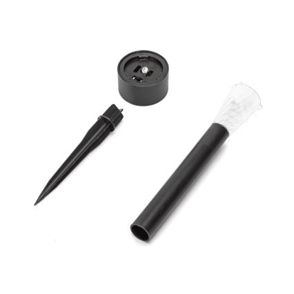 Aigostar - LED solárne svietidlo LED/2V IP44 40 mAh čierne