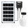 Aigostar - LED solárne svietidlo LED/35W/12V 3000 mAh 6500K IP65 priemer 16,8 cm + diaľkové ovládanie