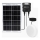 Aigostar - LED Solárne svietidlo LED/70W/12V 6000 mAh 6500K pr. 20,5 cm + diaľkové ovládanie