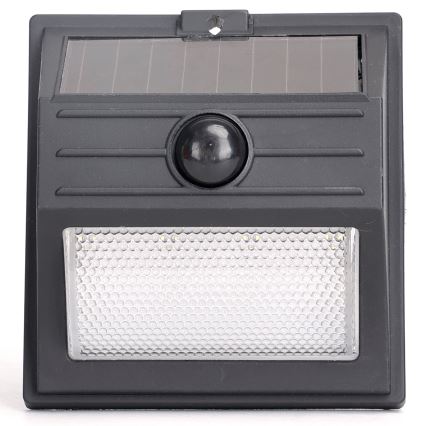 Aigostar - LED solárne svietidlo so senzorom LED/3,7V 6500K 500 mAh IP65 čierna