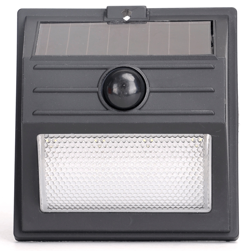 Aigostar - LED solárne svietidlo so senzorom LED/3,7V 6500K 500 mAh IP65 čierna