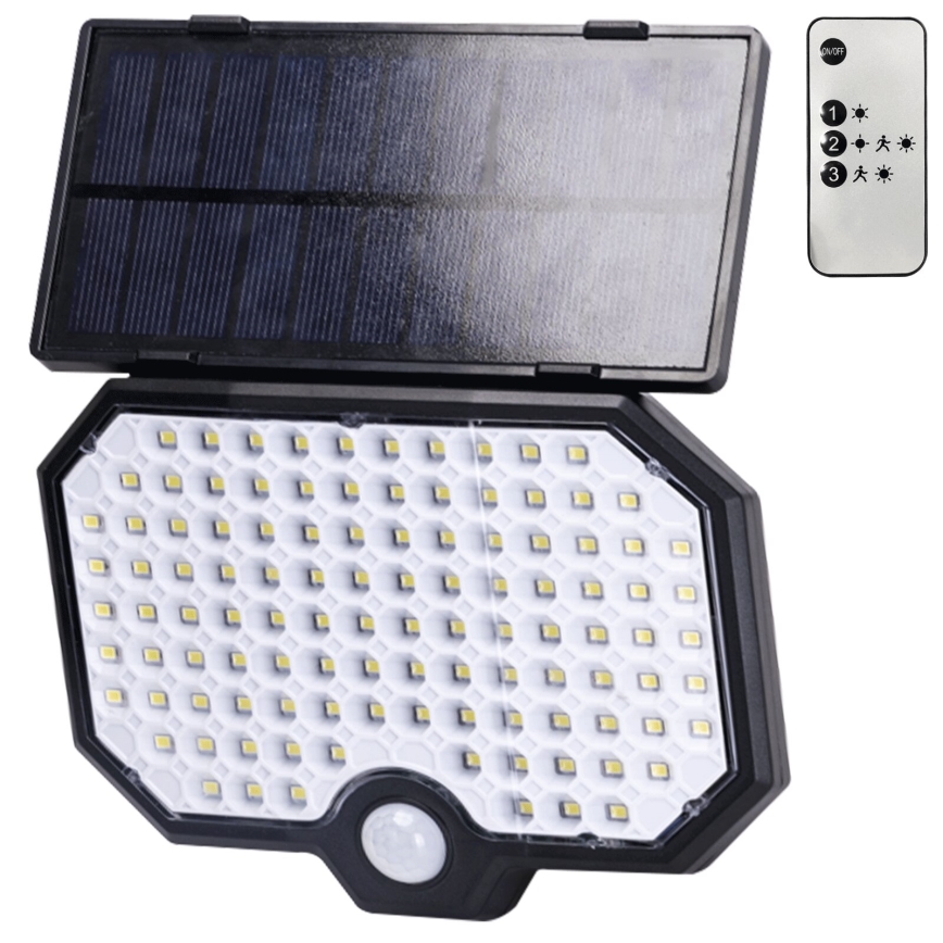 Aigostar - LED Solárne svietidlo so senzorom pohybu LED/2,4W/3,7V IP65