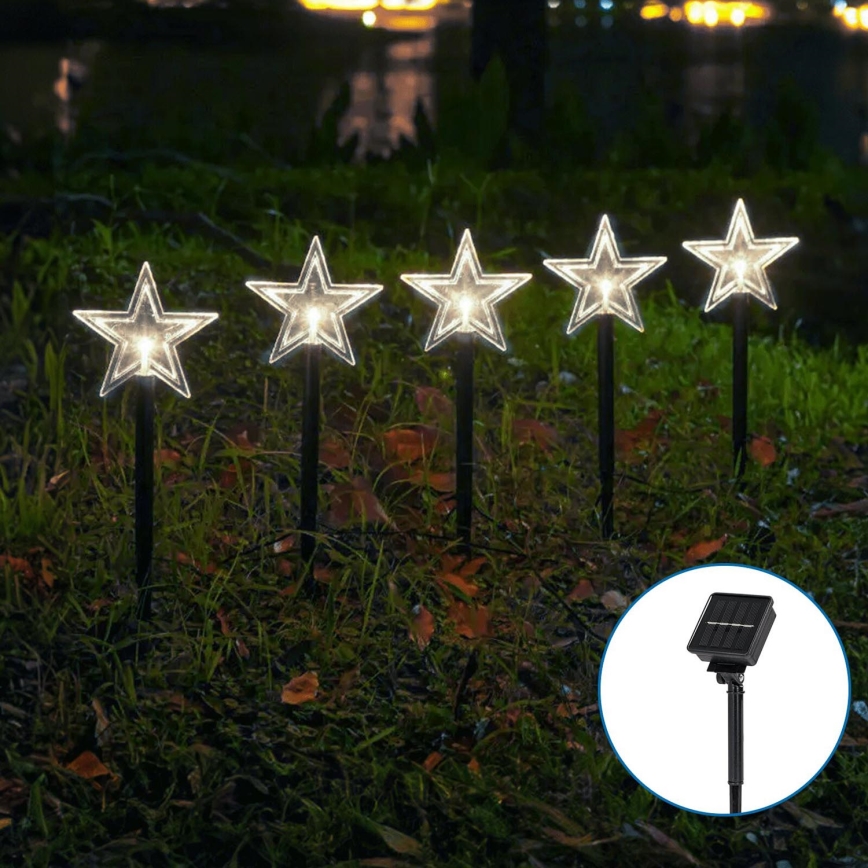 Aigostar - LED Solárne vianočné svietidlo LED/0,054W/1,2V 1m IP65 800 mAh studená biela