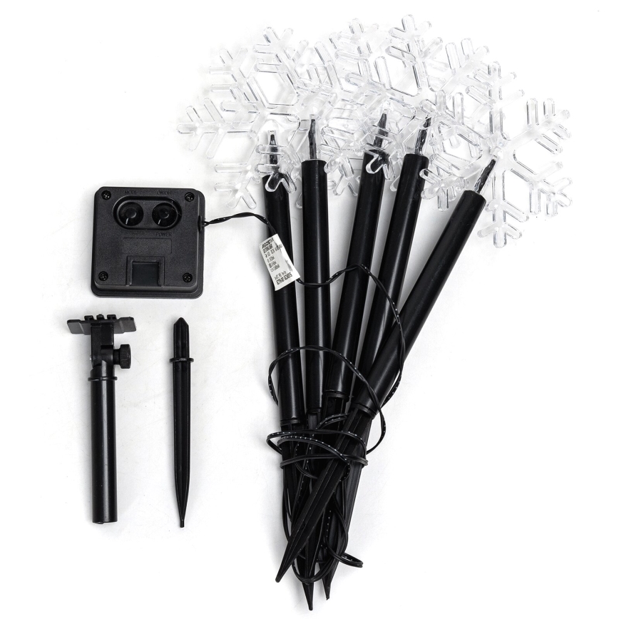 Aigostar - LED Solárne vianočné svietidlo LED/0,054W/1,2V 1m 800 mAh IP65 studená biela