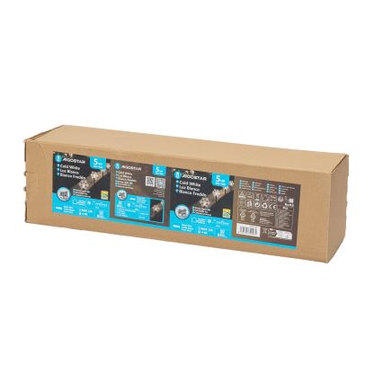 Aigostar - LED Solárne vianočné svietidlo LED/0,054W/1,2V 1m 800 mAh IP65 studená biela