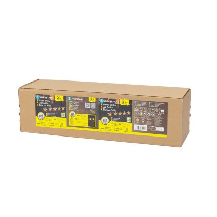 Aigostar - LED Solárne vianočné svietidlo LED/0,054W/1,2V 1m IP65 800 mAh teplá biela