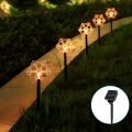 Aigostar - LED Solárne vianočné svietidlo LED/0,054W/1,2V 1m IP65 teplá biela