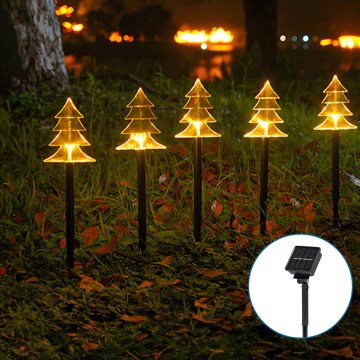 Aigostar - LED Solárne vianočné svietidlo LED/0,054W/1,2V 1m IP65 teplá biela