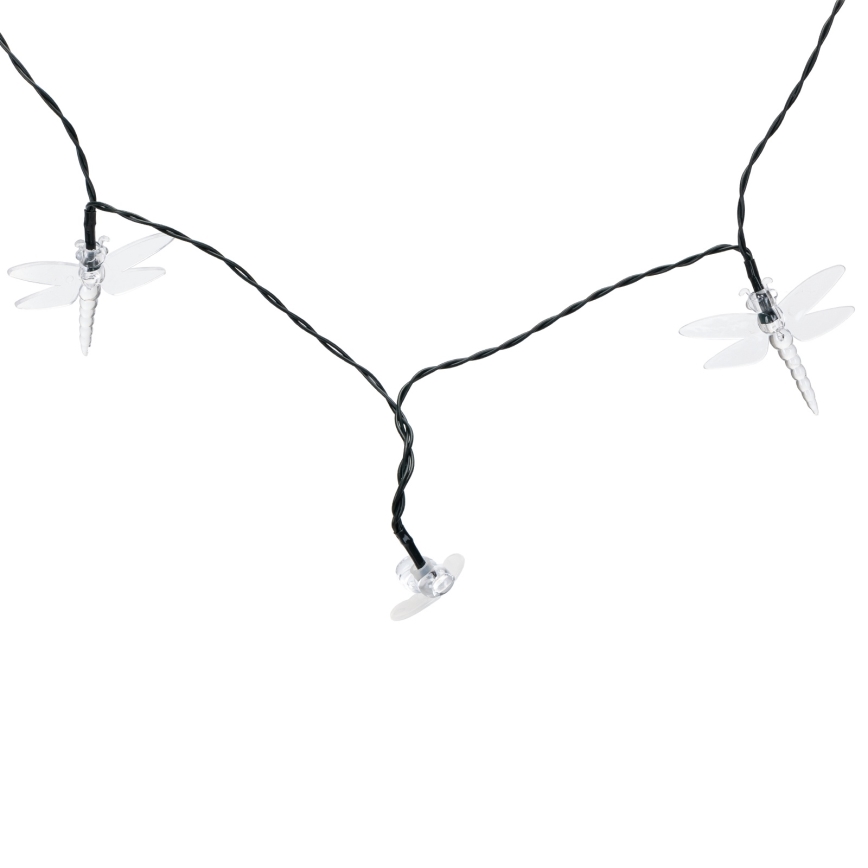 Aigostar - Solárna dekoratívna LED reťaz 50×LED/8 režimov 10 m 800 mAh IP65 teplá biela