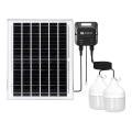 Aigostar - LED solárny luster 2xLED/70W/12V 12000 mAh 6500K IP65 pr. 12 cm + diaľkové ovládanie