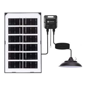 Aigostar - LED solárny luster LED/35W/12V 3000 mAh 6500K IP65 pr. 15 cm + diaľkové ovládanie