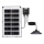 Aigostar - LED Solárny luster LED/35W/12V 3000 mAh 6500K pr. 15 cm + diaľkové ovládanie